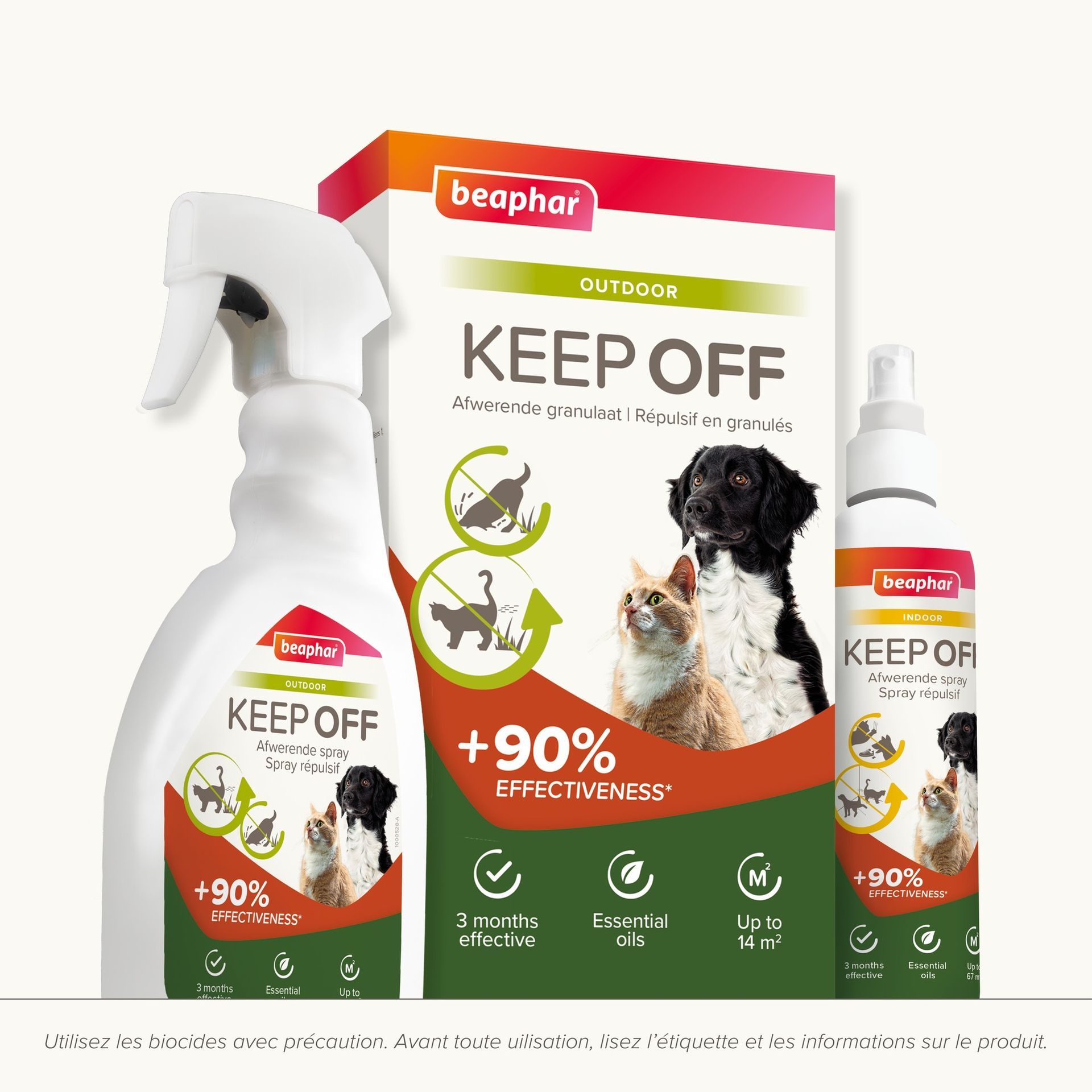 Spray répulsif Keep Off Indoor pour chiens et chats 200 ml – Beaphar