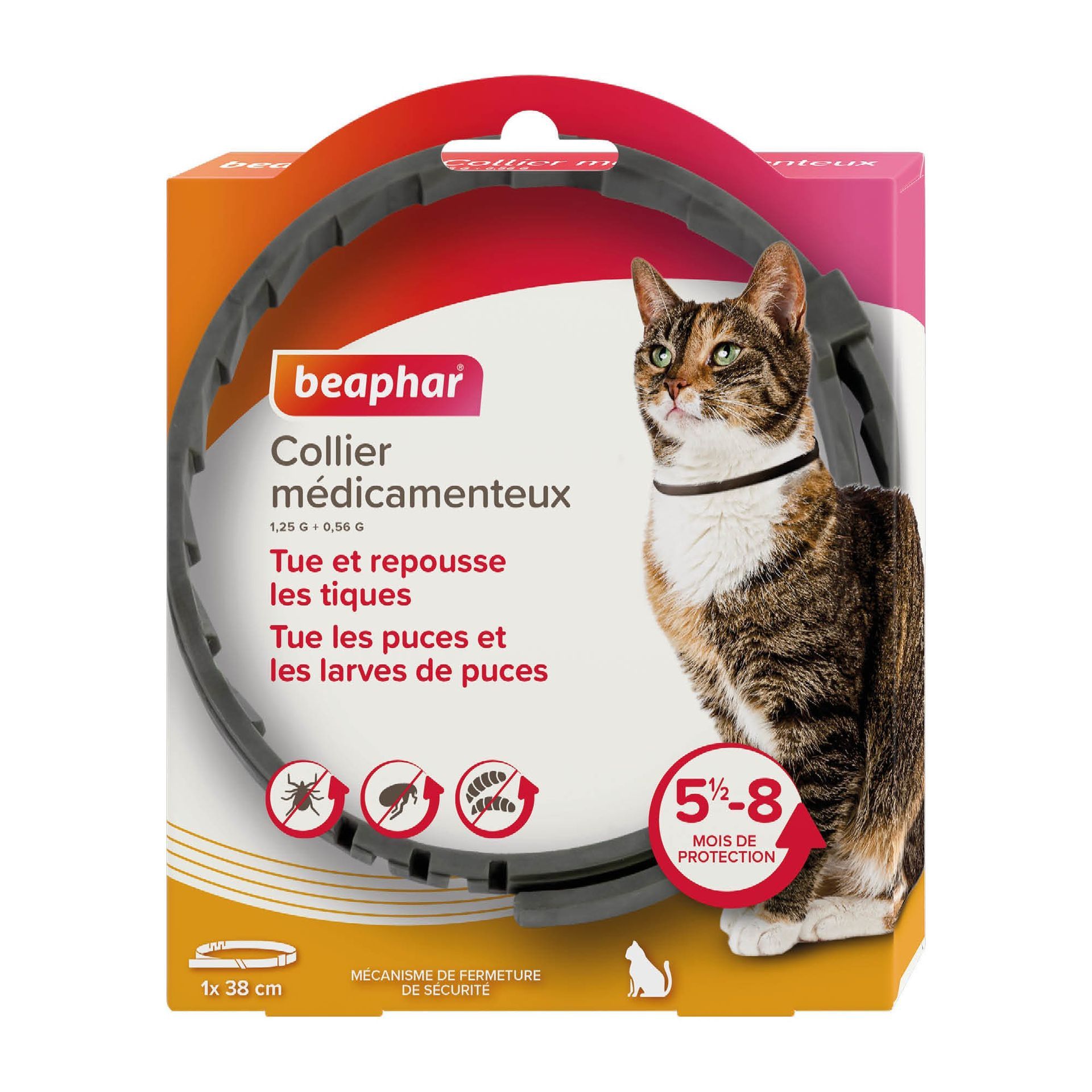 Collier antiparasitaire pour chat 38 cm x1 – Beaphar - vue 8