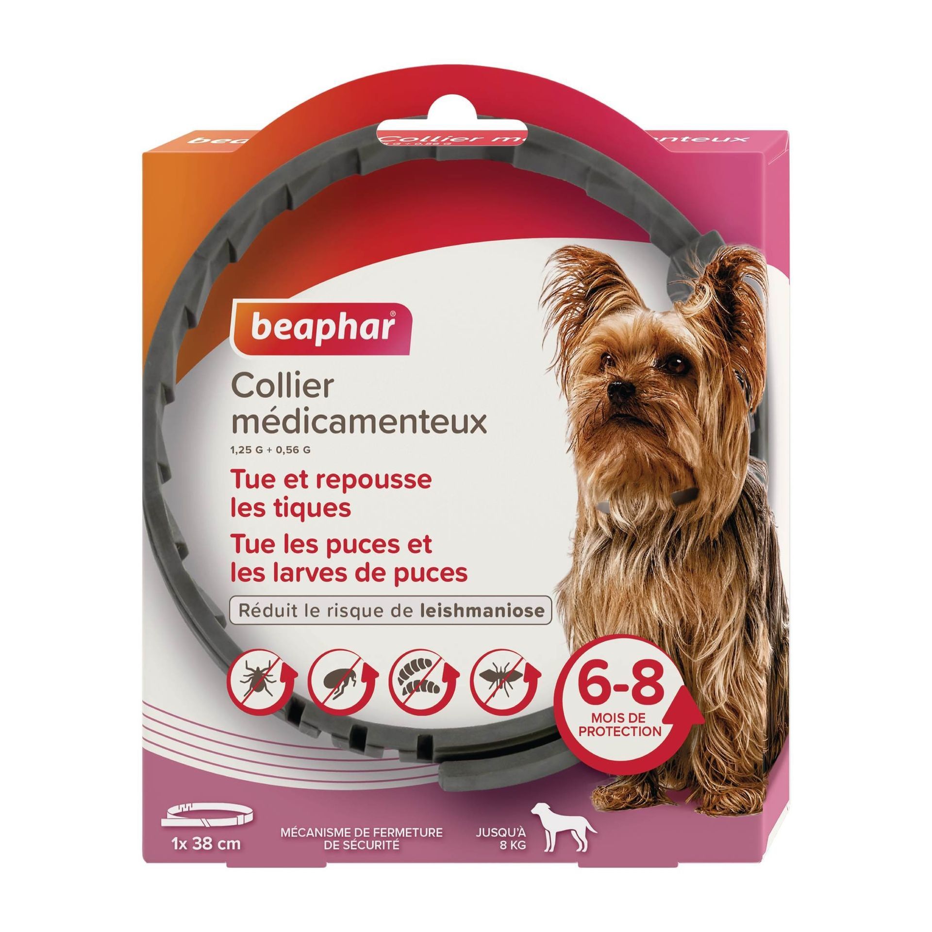 Collier antiparasitaire pour petit chien jusqu’à 8 kg 38 cm x1 – Beaphar - vue 5