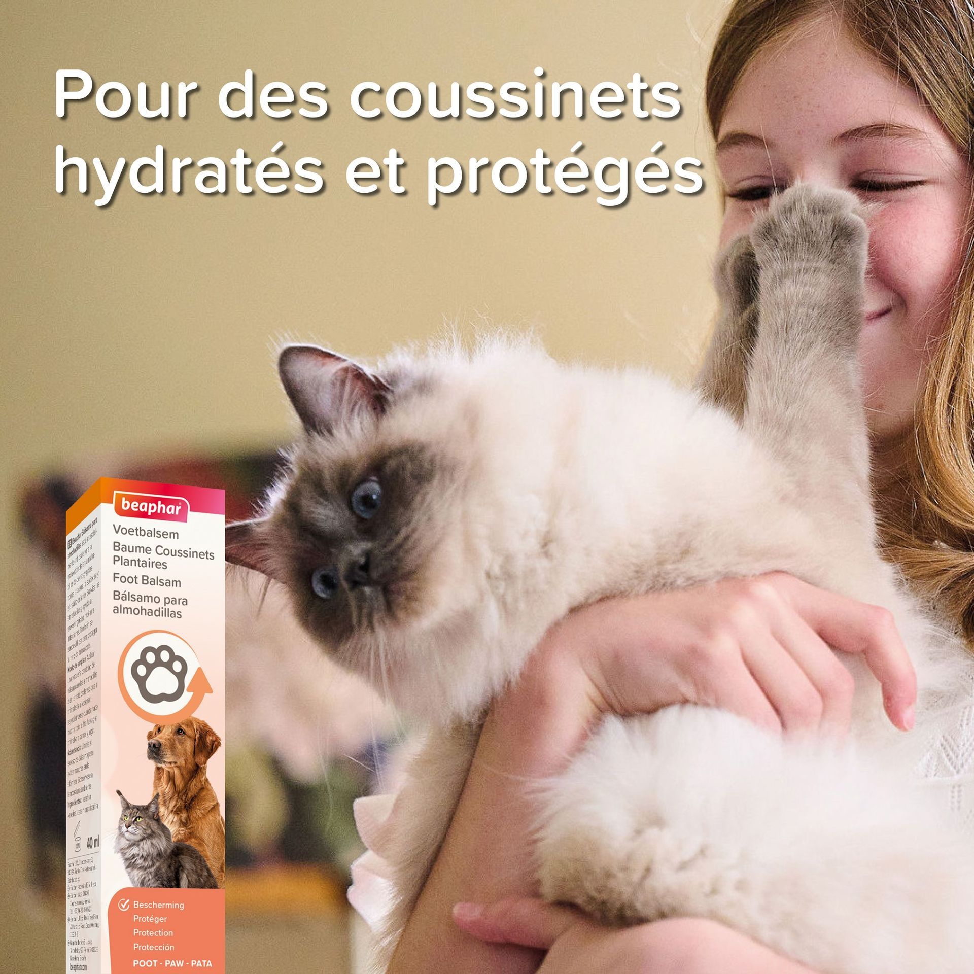 Baume protecteur coussinets plantaires pour chien et chiot 40ml – Beaphar