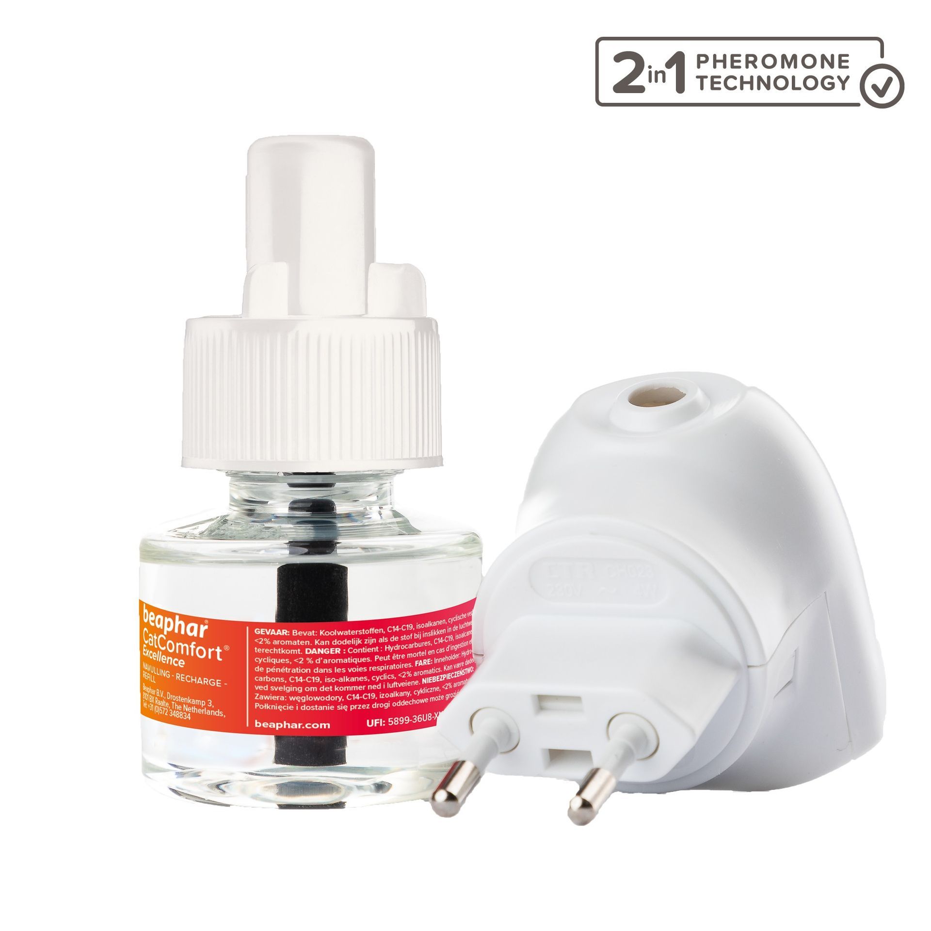 CatComfort Excellence Anti-stress pour chat Diffuseur + Recharge 48ml - BEAPHAR