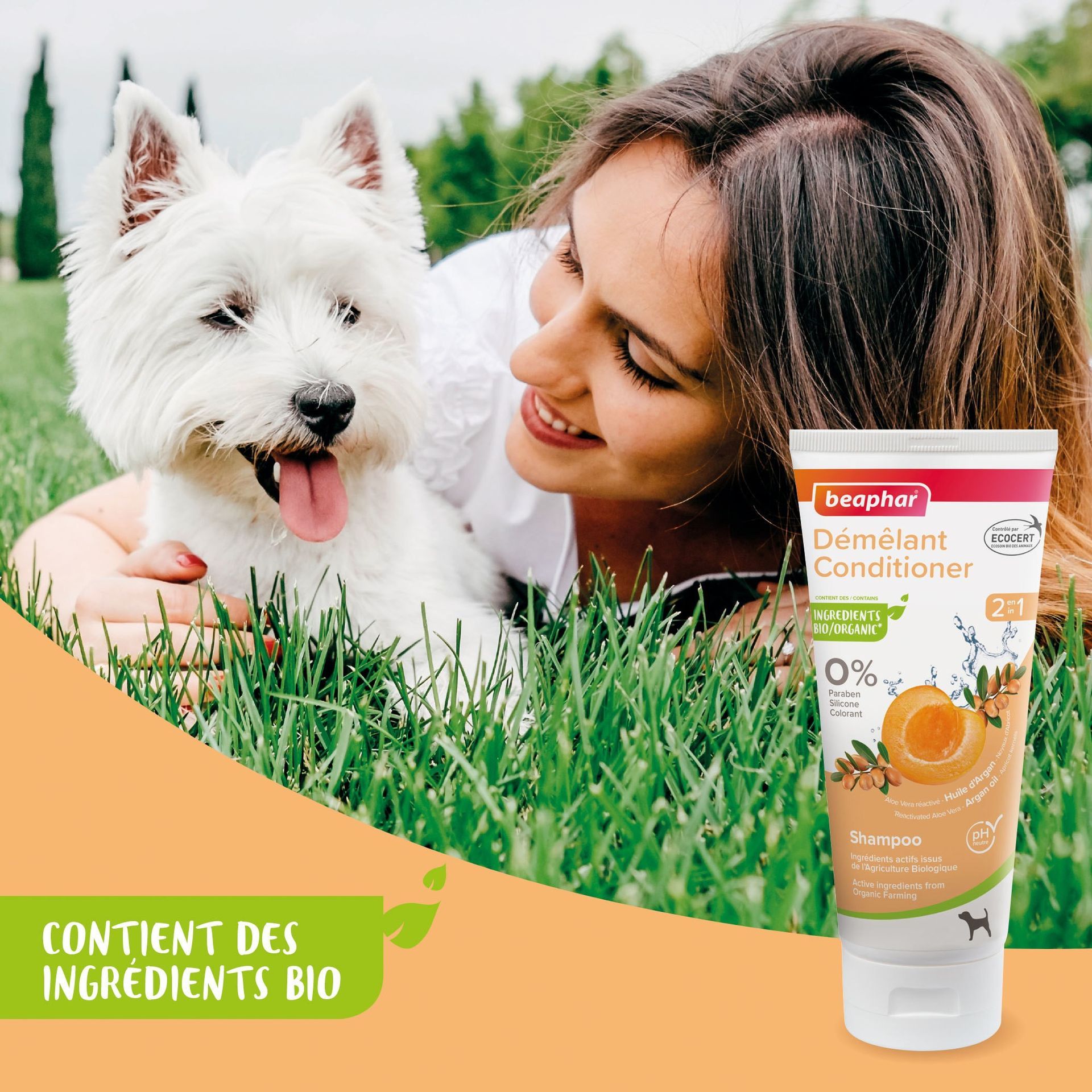 Shampoing démélant pour chien Bio 200ml – Beaphar