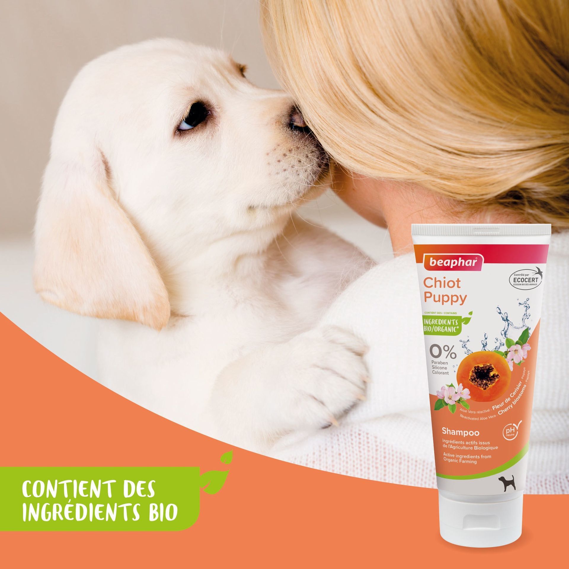 Shampoing pour chiot Bio 200ml – Beaphar