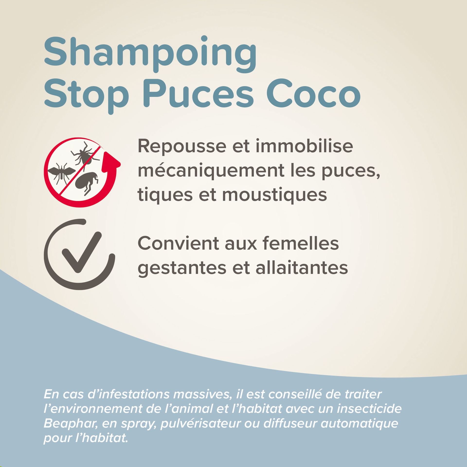 Shampoing naturel stop puces pour chien et chat 250 ml - BEAPHAR