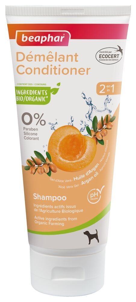 Shampoing démélant pour chien Bio 200ml - BEAPHAR