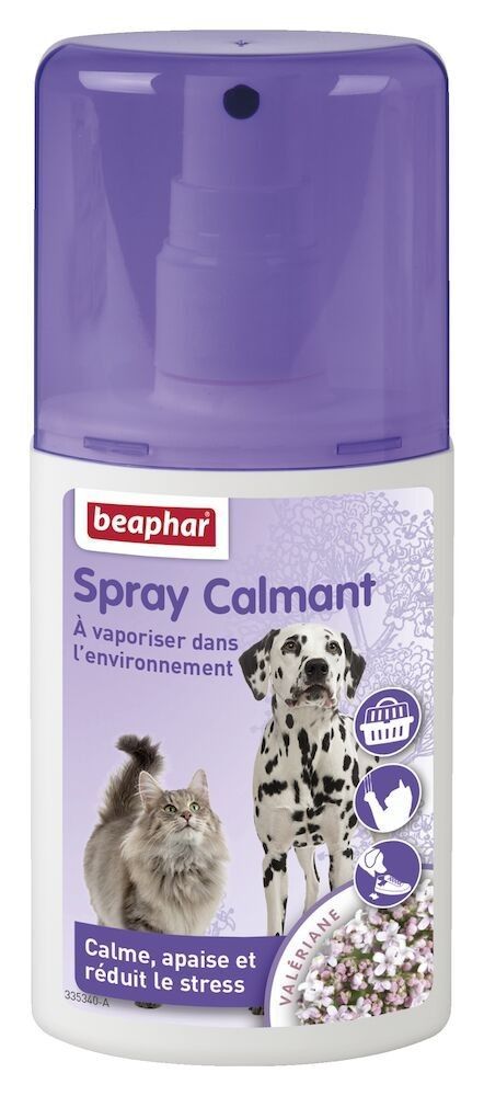 Spray calmant pour chien et chat à la valériane 125ml - BEAPHAR