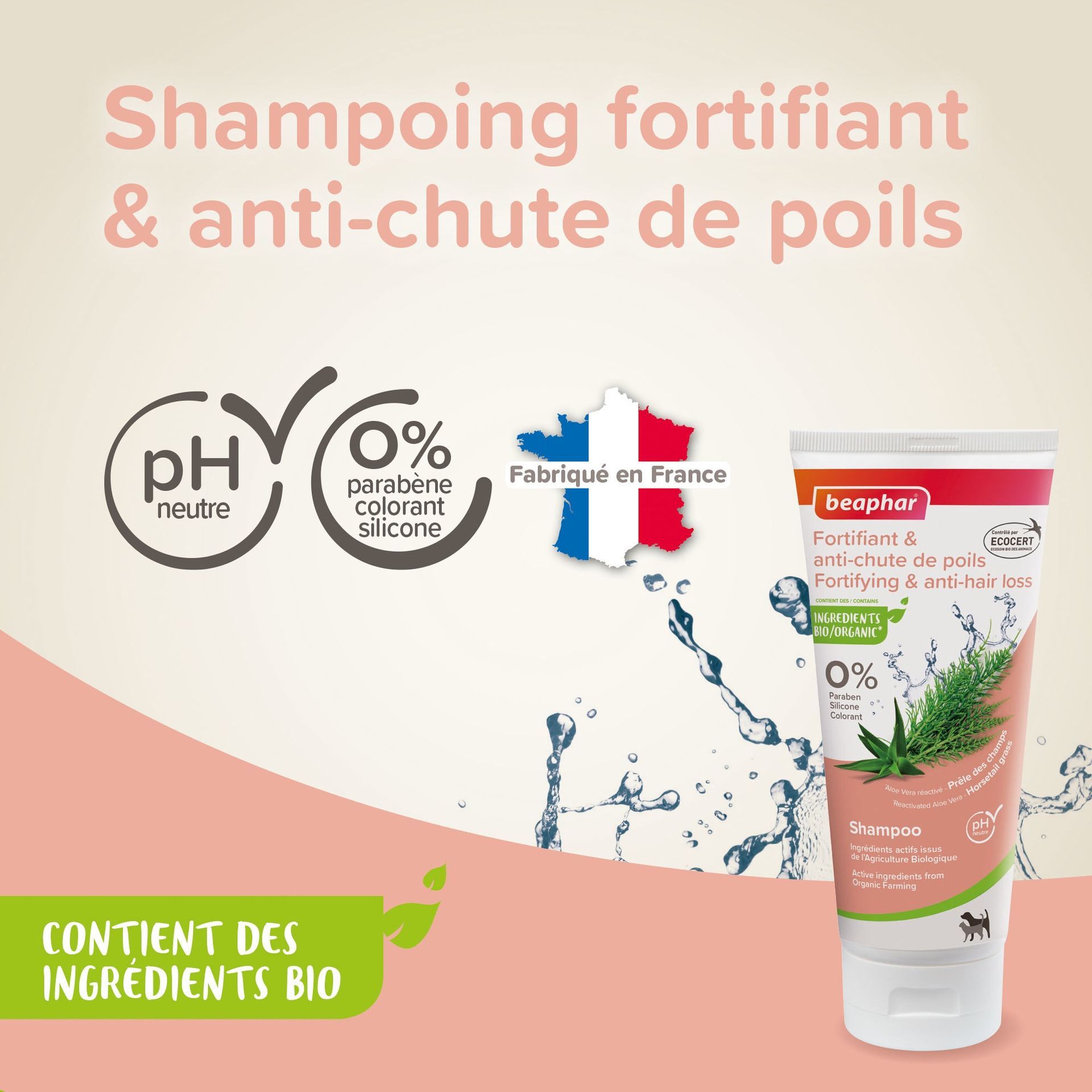 Shampooing fortifiant anti-chute de poils 200 ml – Beaphar - vue 4
