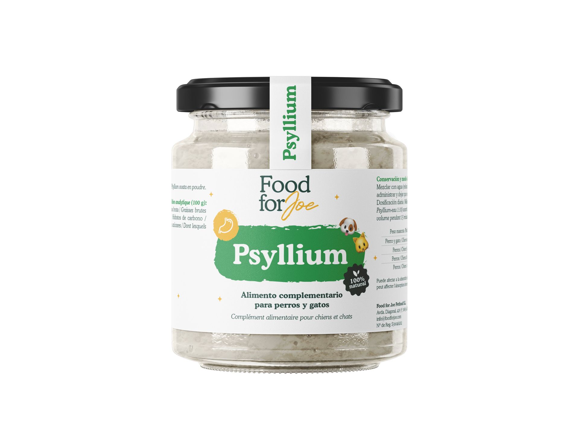 Complément de psyllium en poudre 100 g - Food for Joe