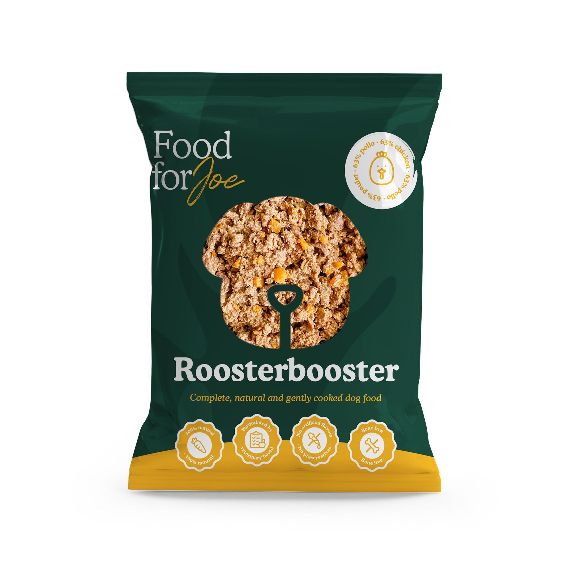 Menu cuisiné Roosterbooster 200 g / 400 g / 800 g - Food for Joe