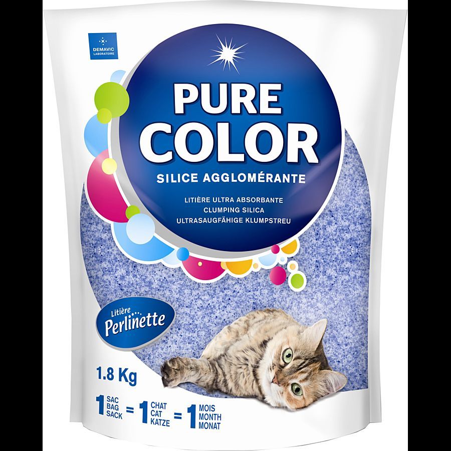 Litière Pure Color 1,8 kg - Perlinette