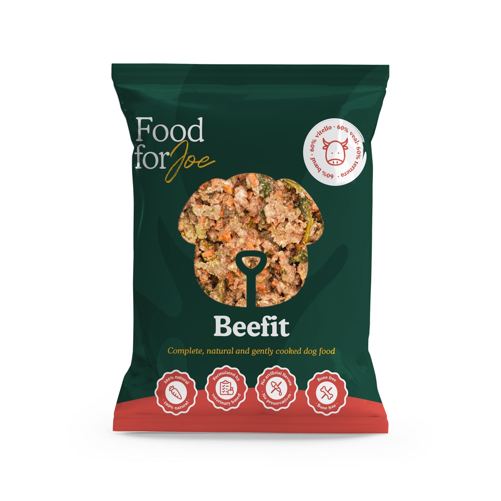 Menu cuisiné Beefit 200 g / 400 g / 800 g - Food for Joe