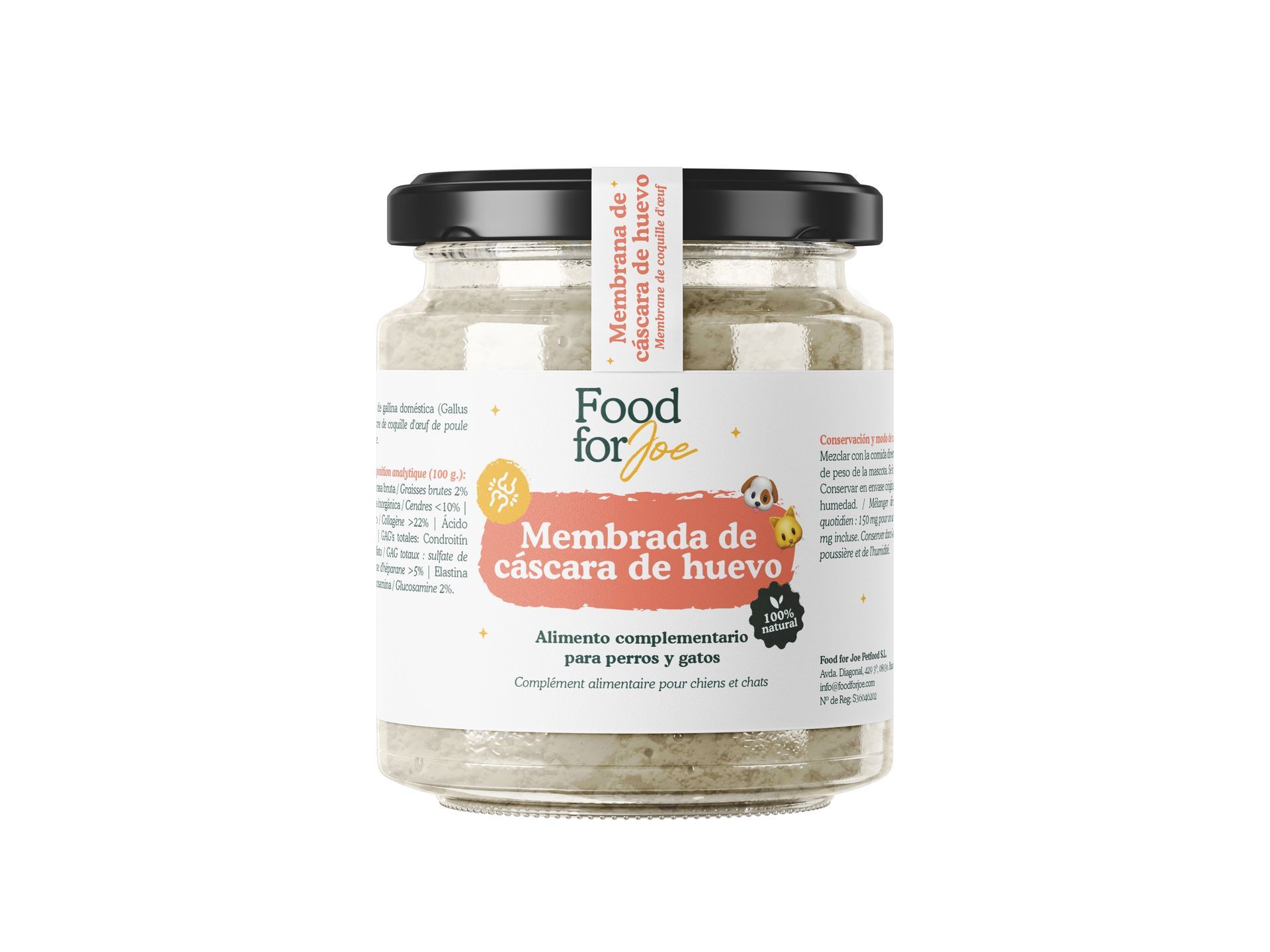 Membrane de coquille d'œuf 25 g - Food for Joe