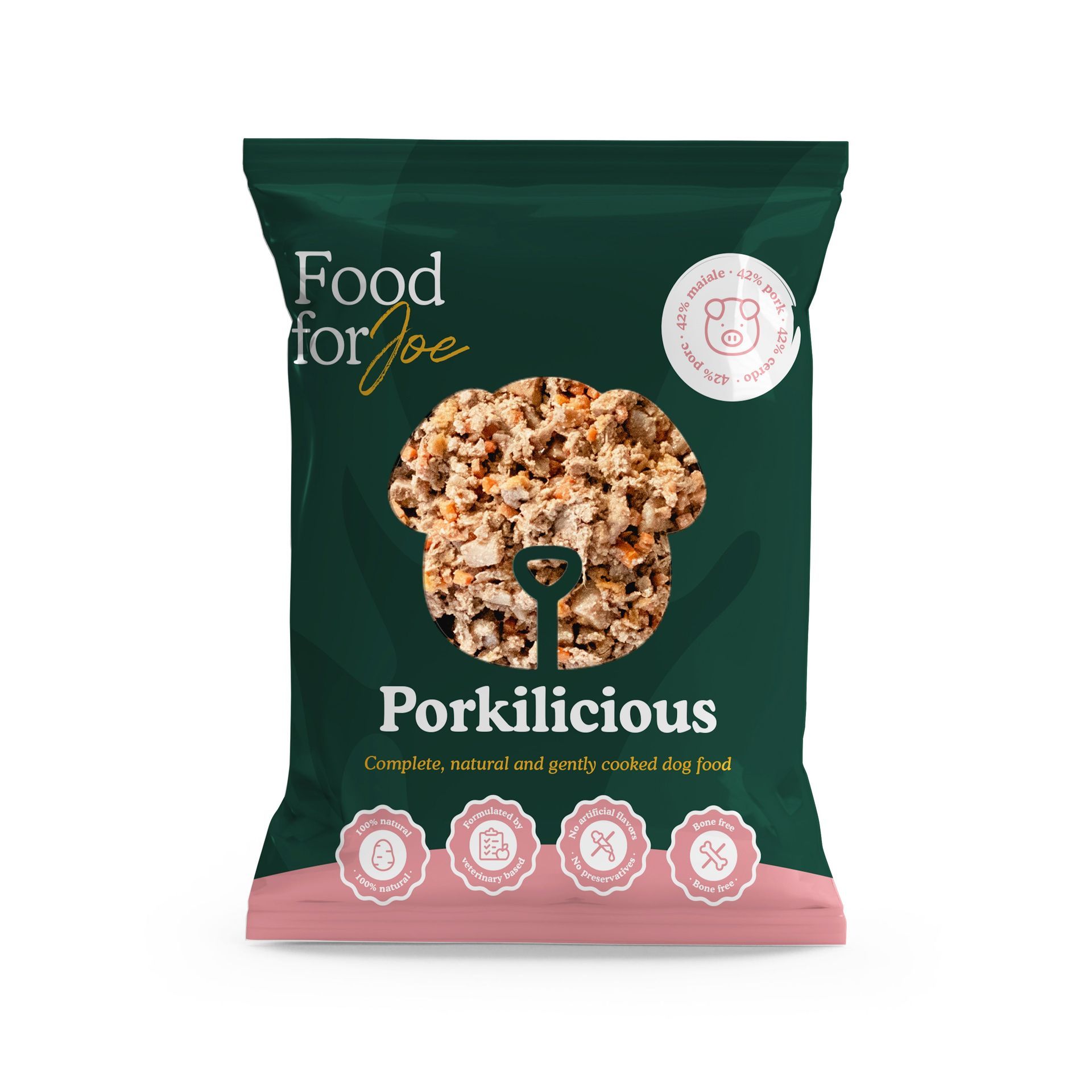 Menu cuisiné Porkilicious 200 g / 400 g / 800 g - Food for Joe