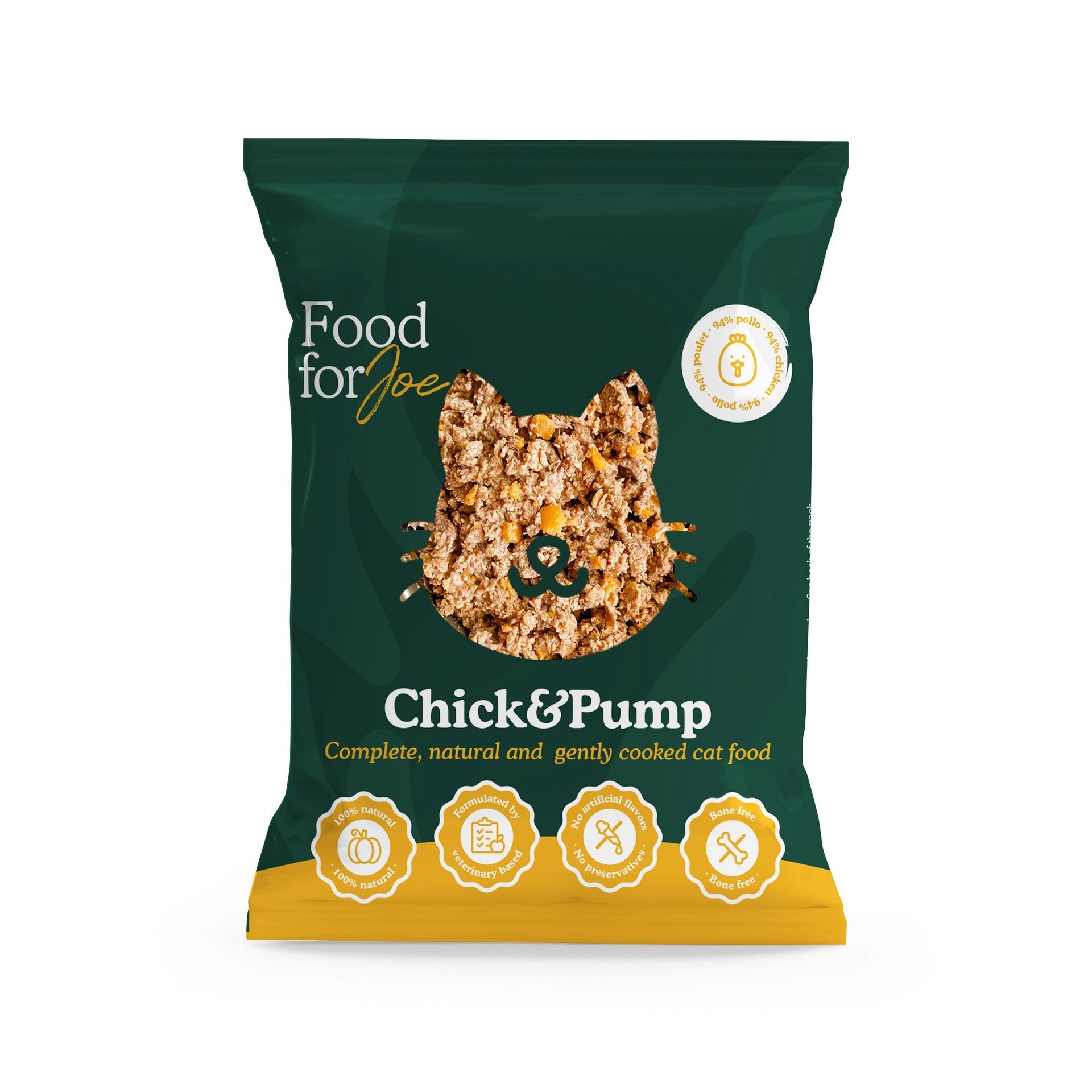 Menu cuisiné pour chat 200 g - Food for Joe