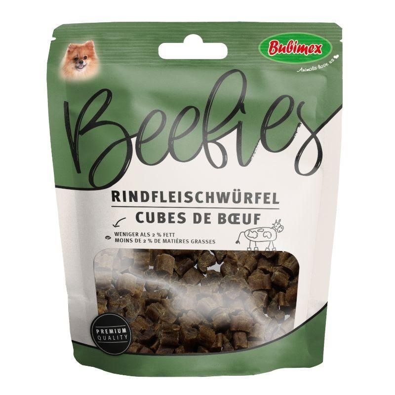 Friandises pour chien Cubes de bœuf 80 g - Bubimex