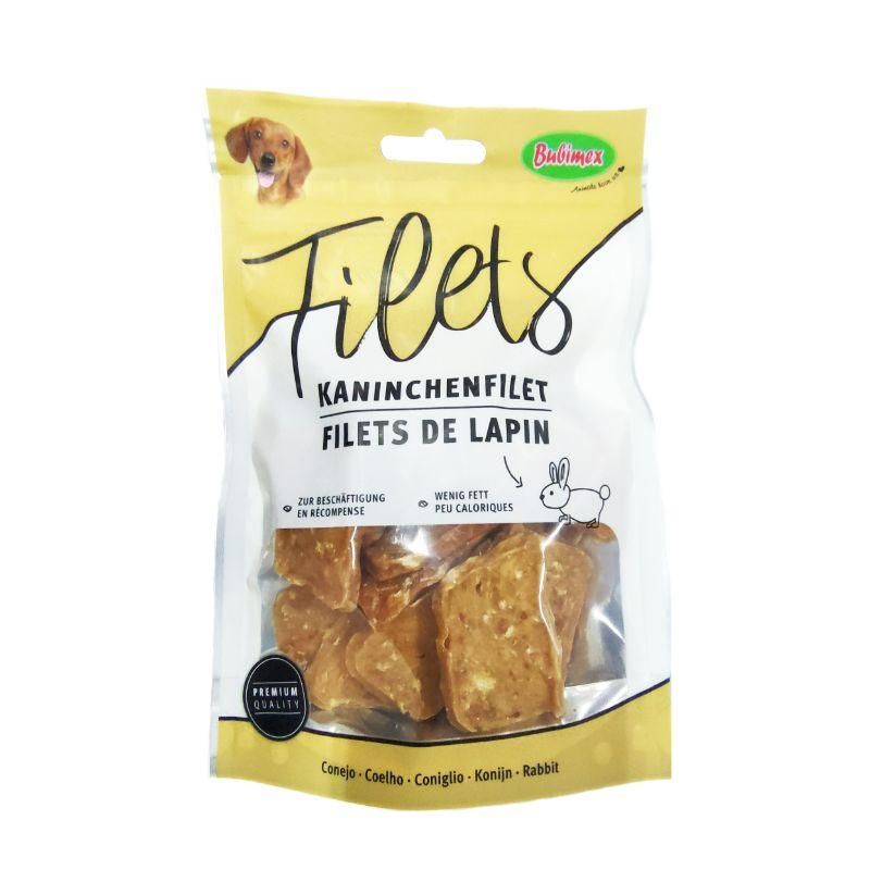 Friandises pour chien Lamelles de lapin 100 g - Bubimex