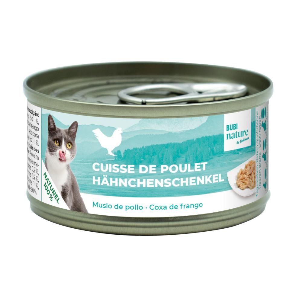 Pâtée pour chat naturelle Bubi Nature 70 g - Bubimex