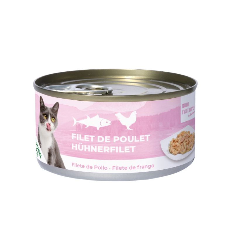 Pâtée pour chat naturelle Bubi Nature 140 g - Bubimex