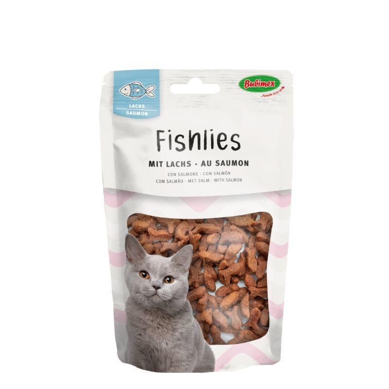Friandises pour chat Fishlies au saumon 50 g - Bubimex