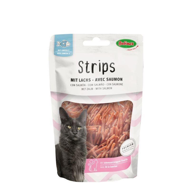 Friandises pour chat Lanières de saumon 50 g - Bubimex