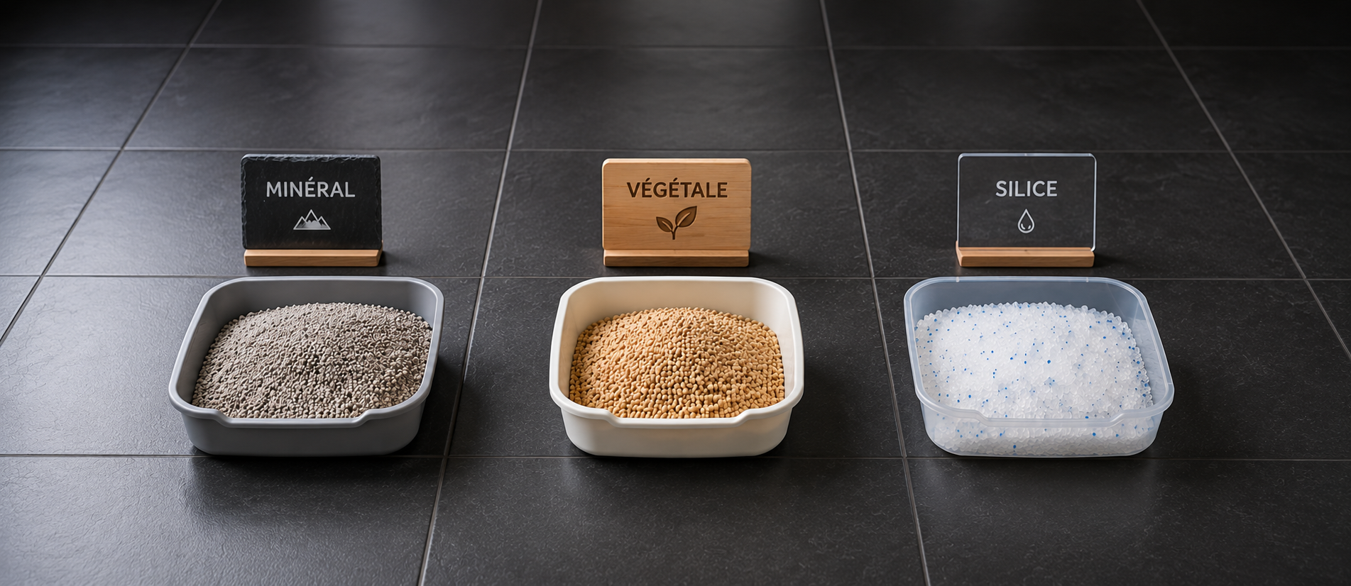 Liti&egrave;re pour chat : comment choisir la bonne (v&eacute;g&eacute;tale, min&eacute;rale, silice)