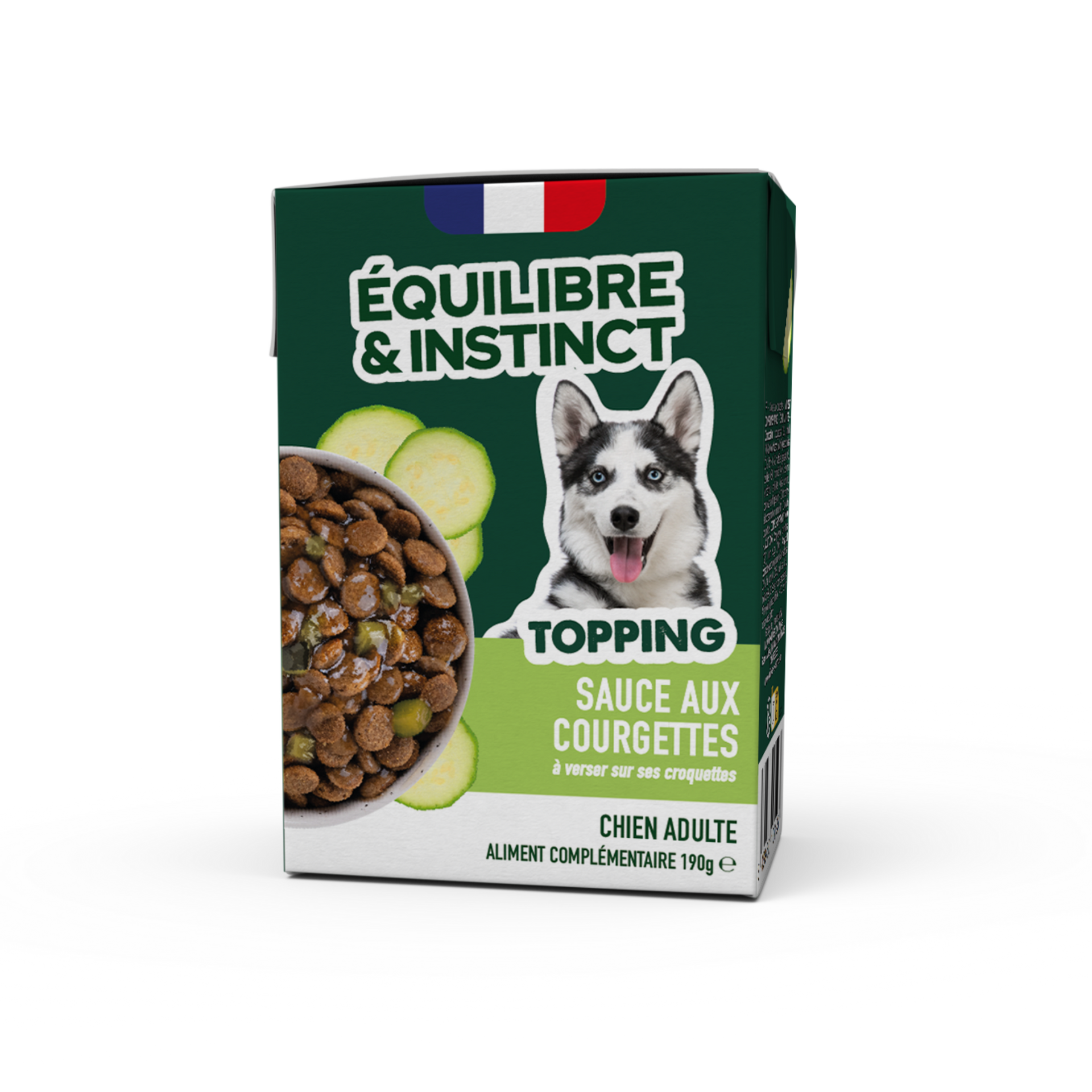 Sauce aux courgettes (Chien) 190 g – Équilibre & Instinct