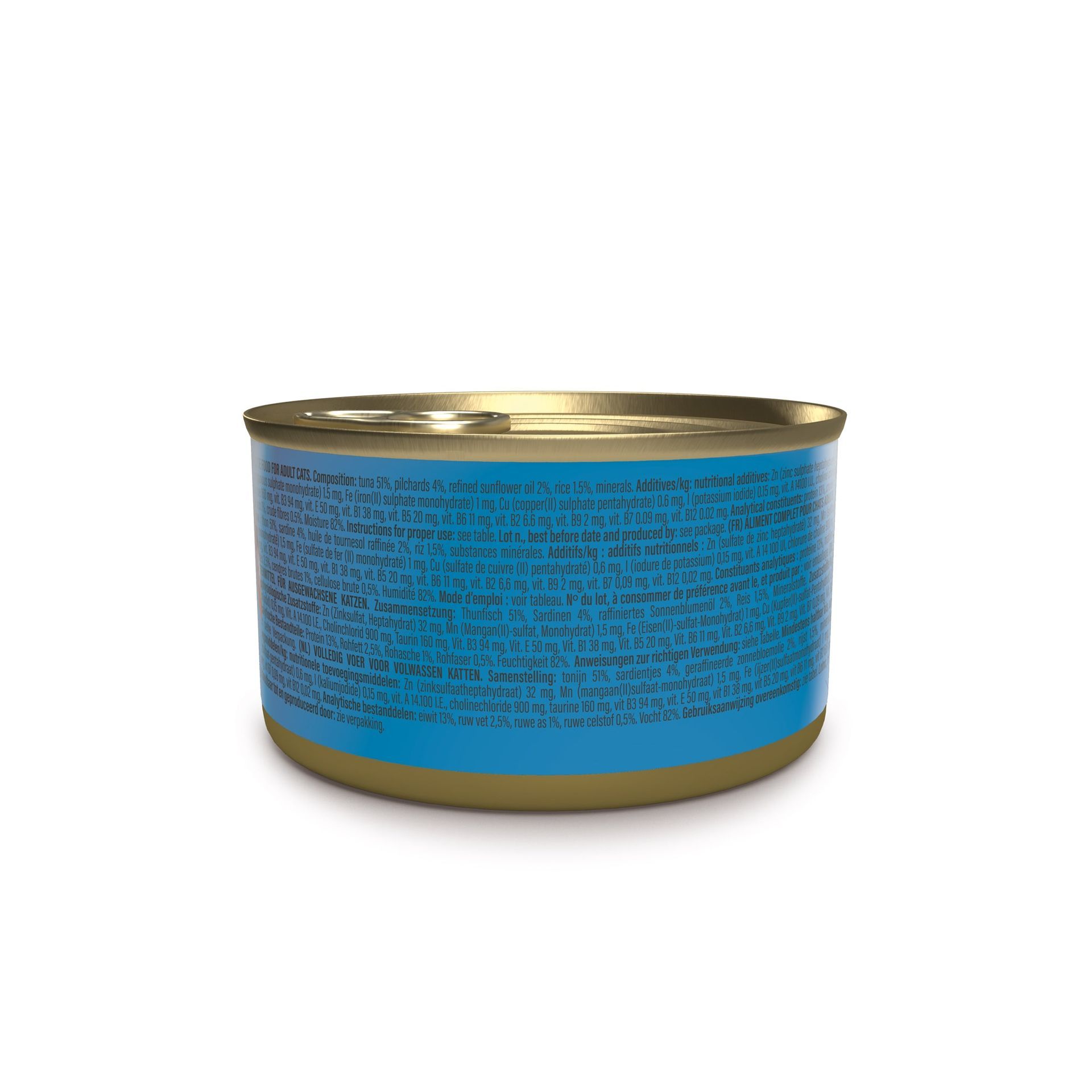 Boîte Schesir thon et sardines en gelée 85 g pour chat