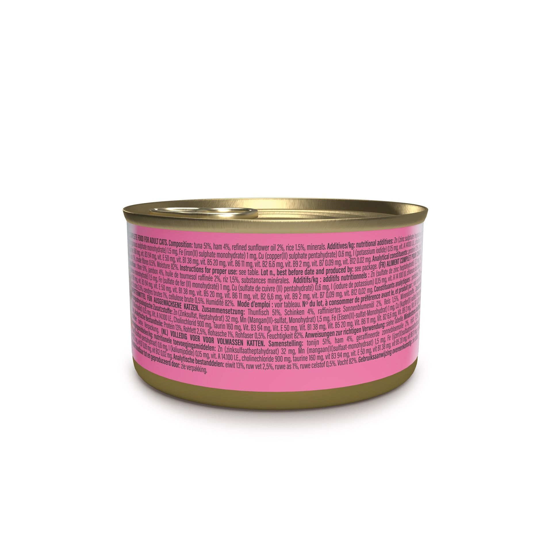 Boîte Schesir thon et jambon en gelée 85 g pour chat