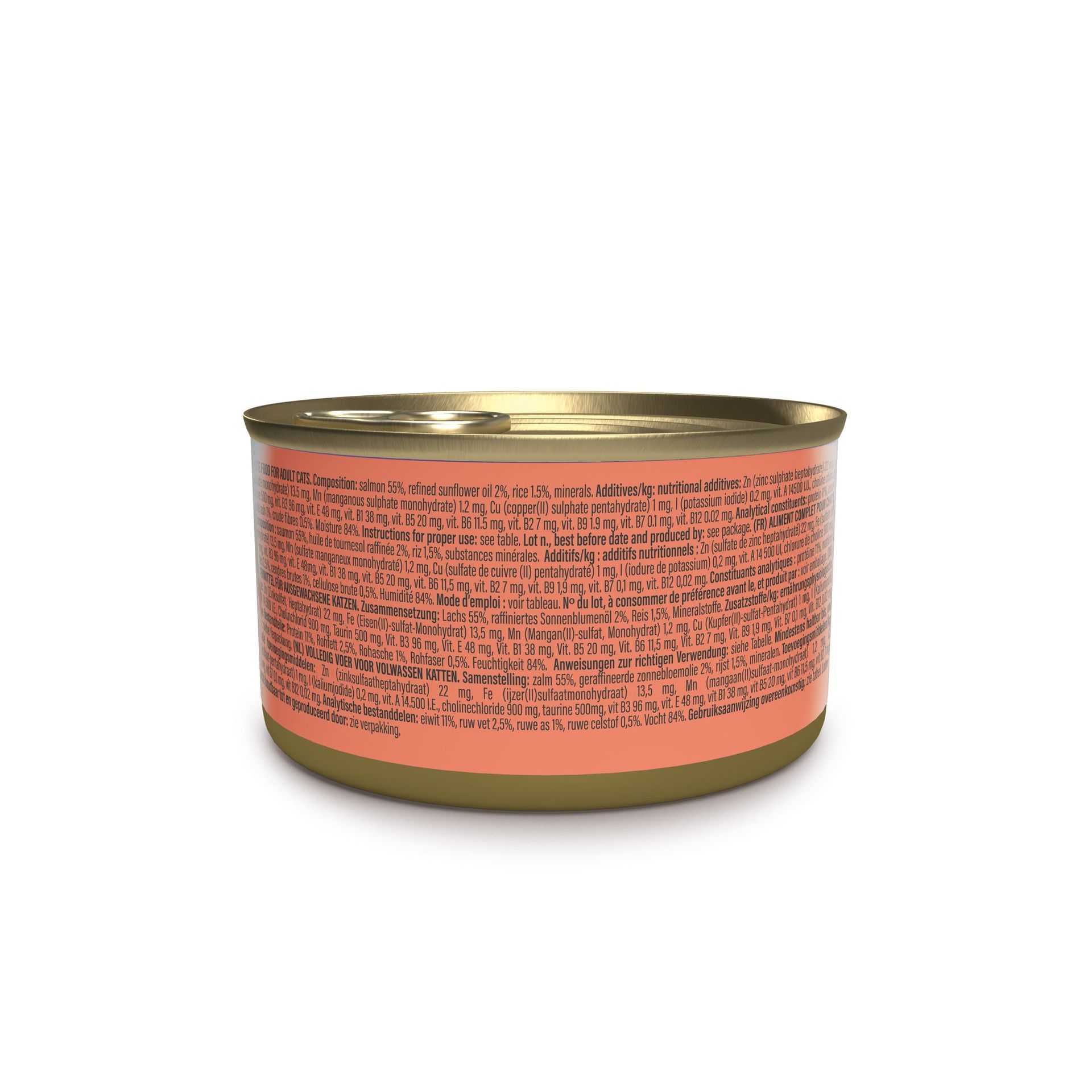 Boîte Schesir au saumon avec eau de cuisson pour chat adulte, 85 g