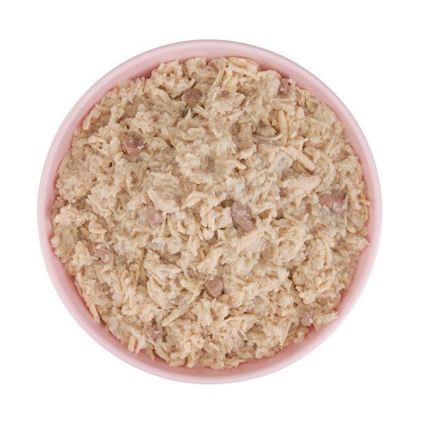 Boîte Schesir Baby poulet et saumon en bouillon 70 g pour chaton