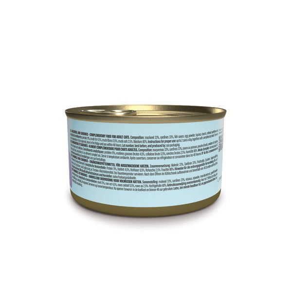 Boîte Schesir pâté de maquereau et sardines 70 g pour chat