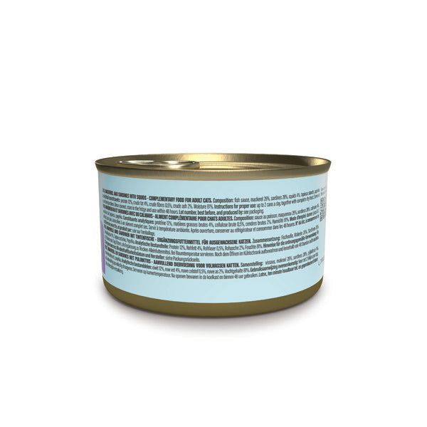 Boîte Schesir maquereau sardines et calamars en sauce 70 g