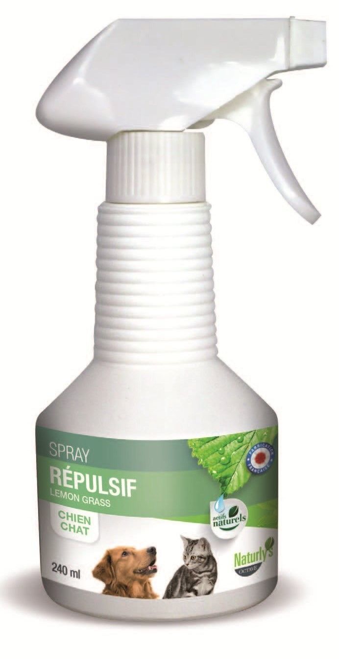 Flacon pulvérisateur blanc pour détachant et désodorisant