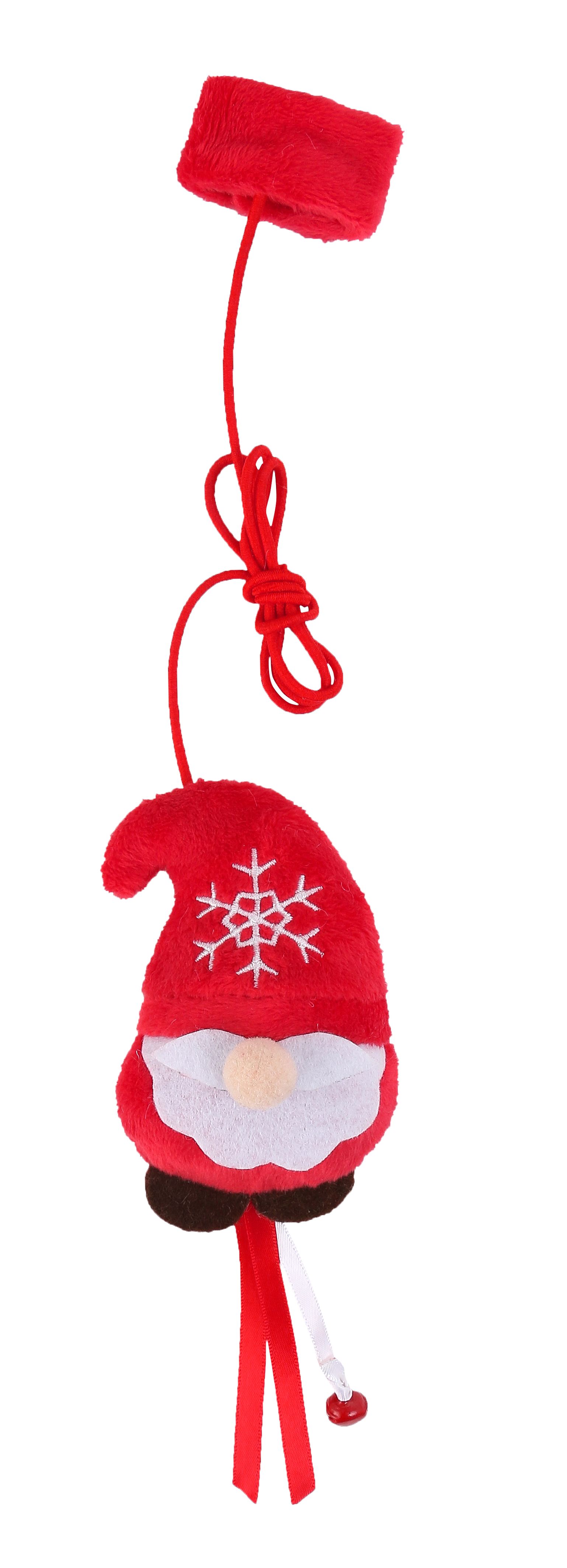 Gnome de Noël à accrocher à une poignée pour chat — Wouapy — 213710 — vue principale
