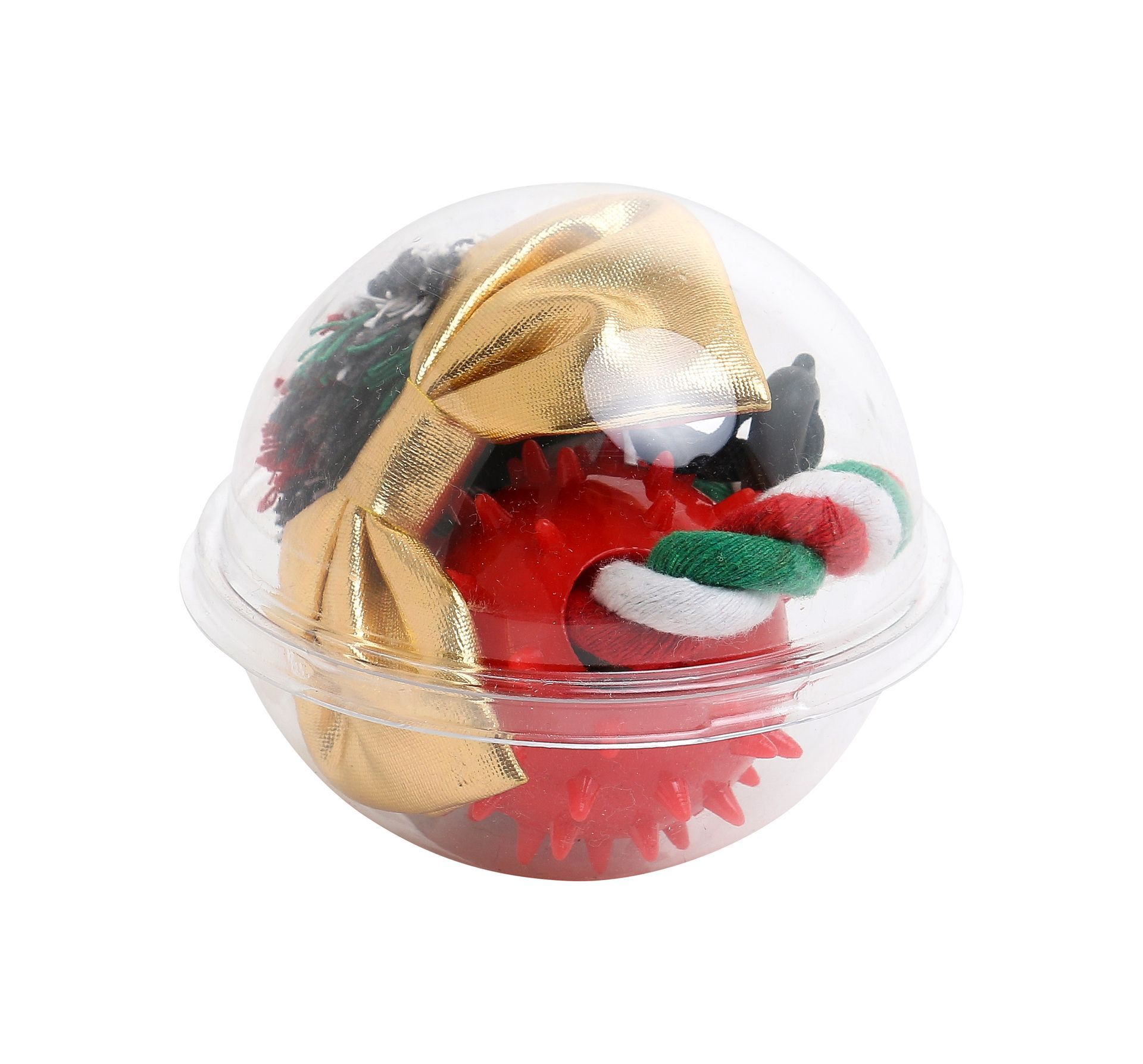 Boule cadeau de Noël pour chien avec deux surprises — Wouapy — 213800ABE — vue principale