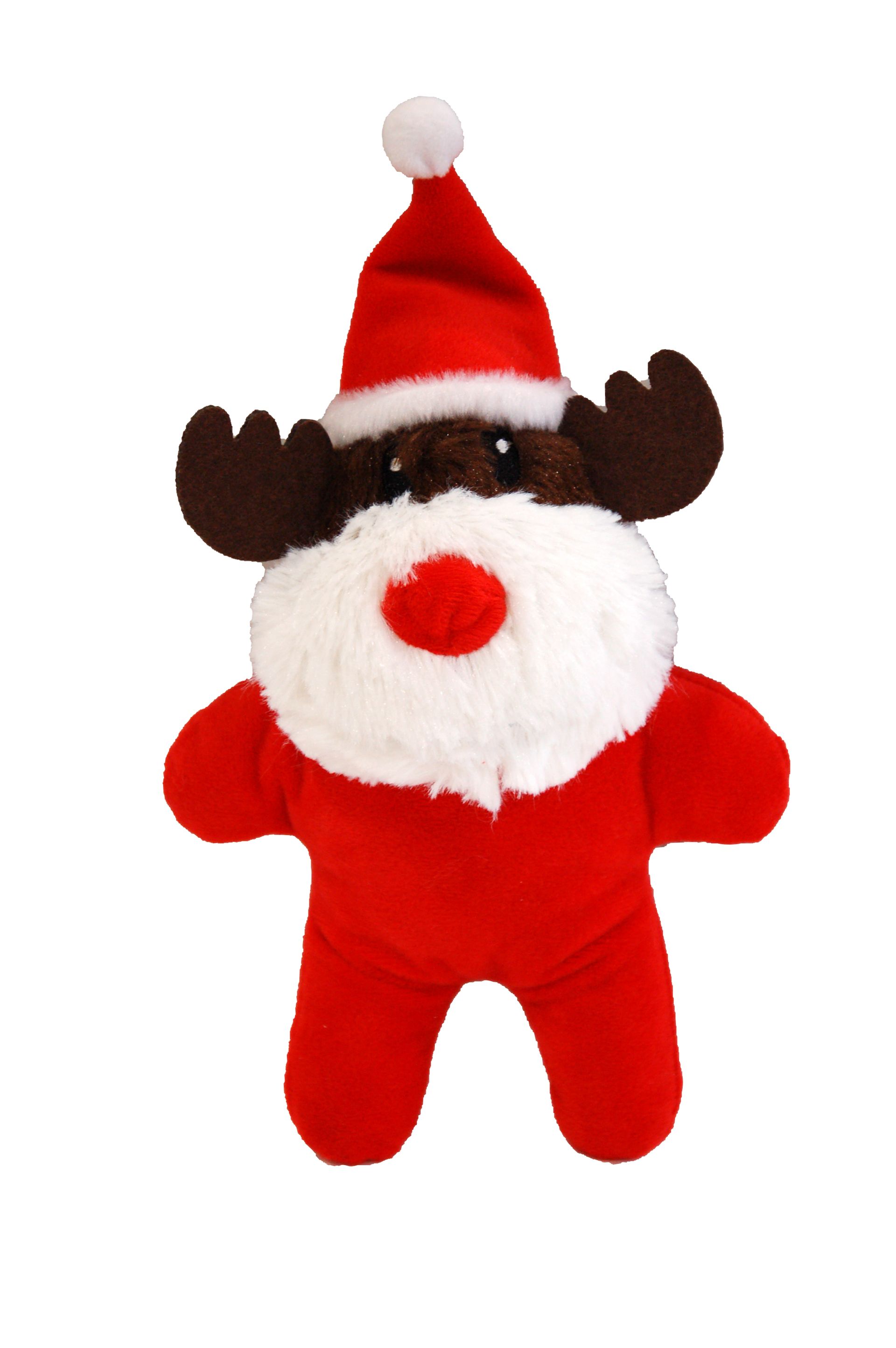 Bonhomme cerf de Noël en peluche sonore pour chien — Wouapy — 215754 — vue principale