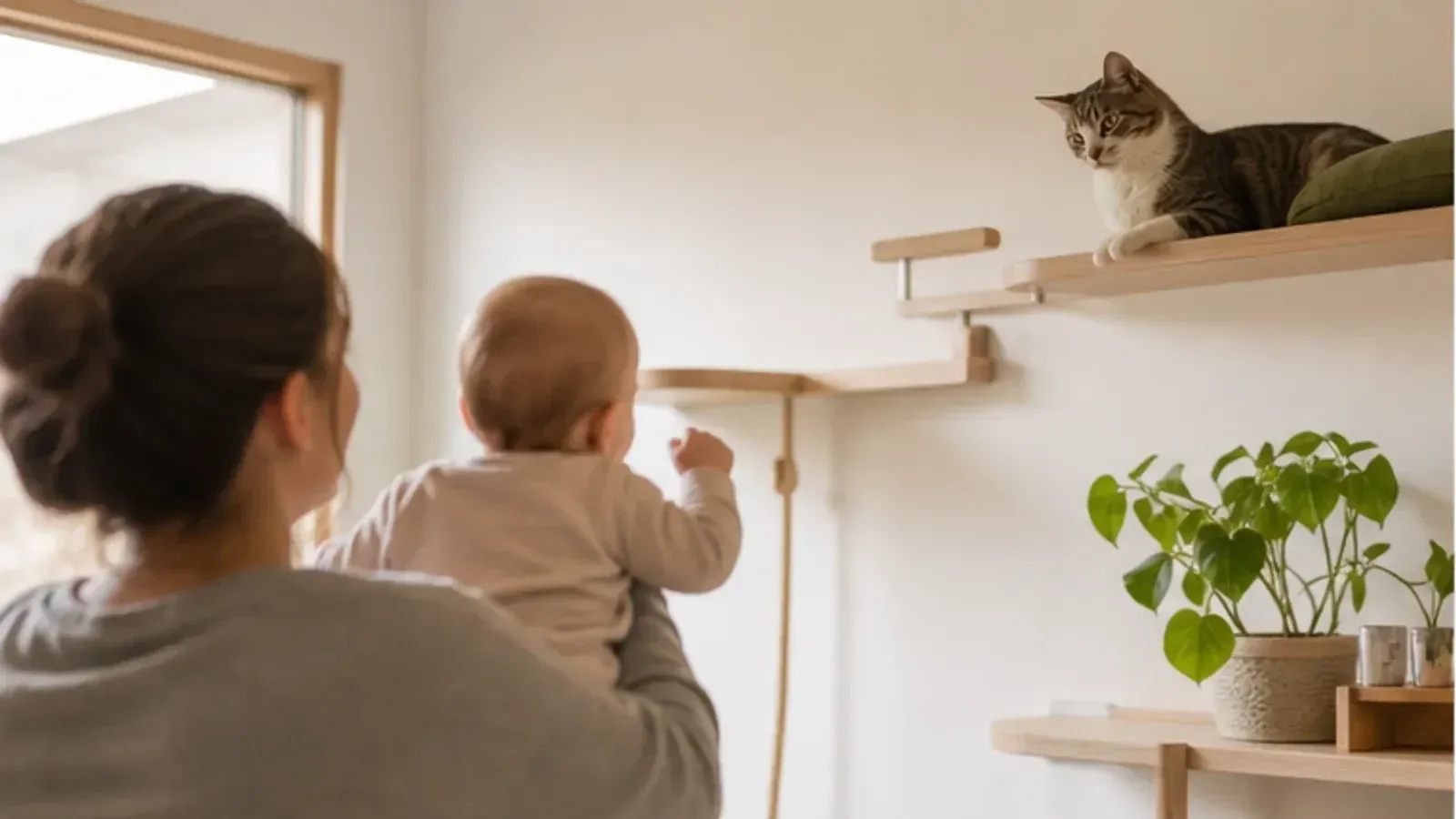 Chat et bébé : préparer leur cohabitation