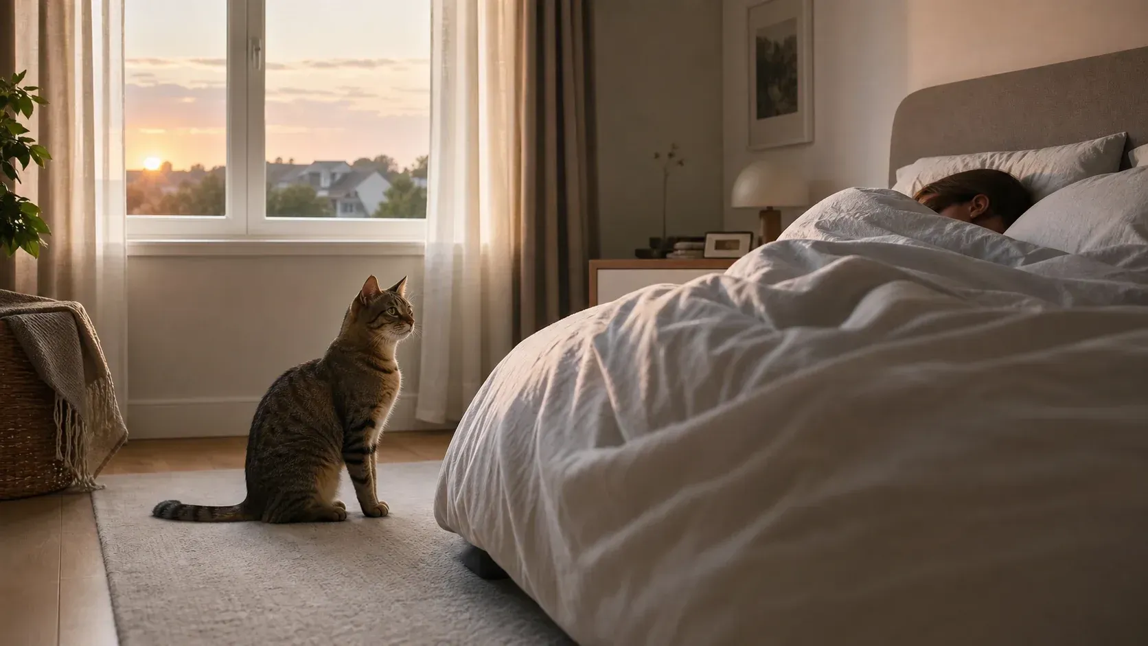 Mon chat me r&eacute;veille la nuit : 6 solutions pour retrouver le sommeil