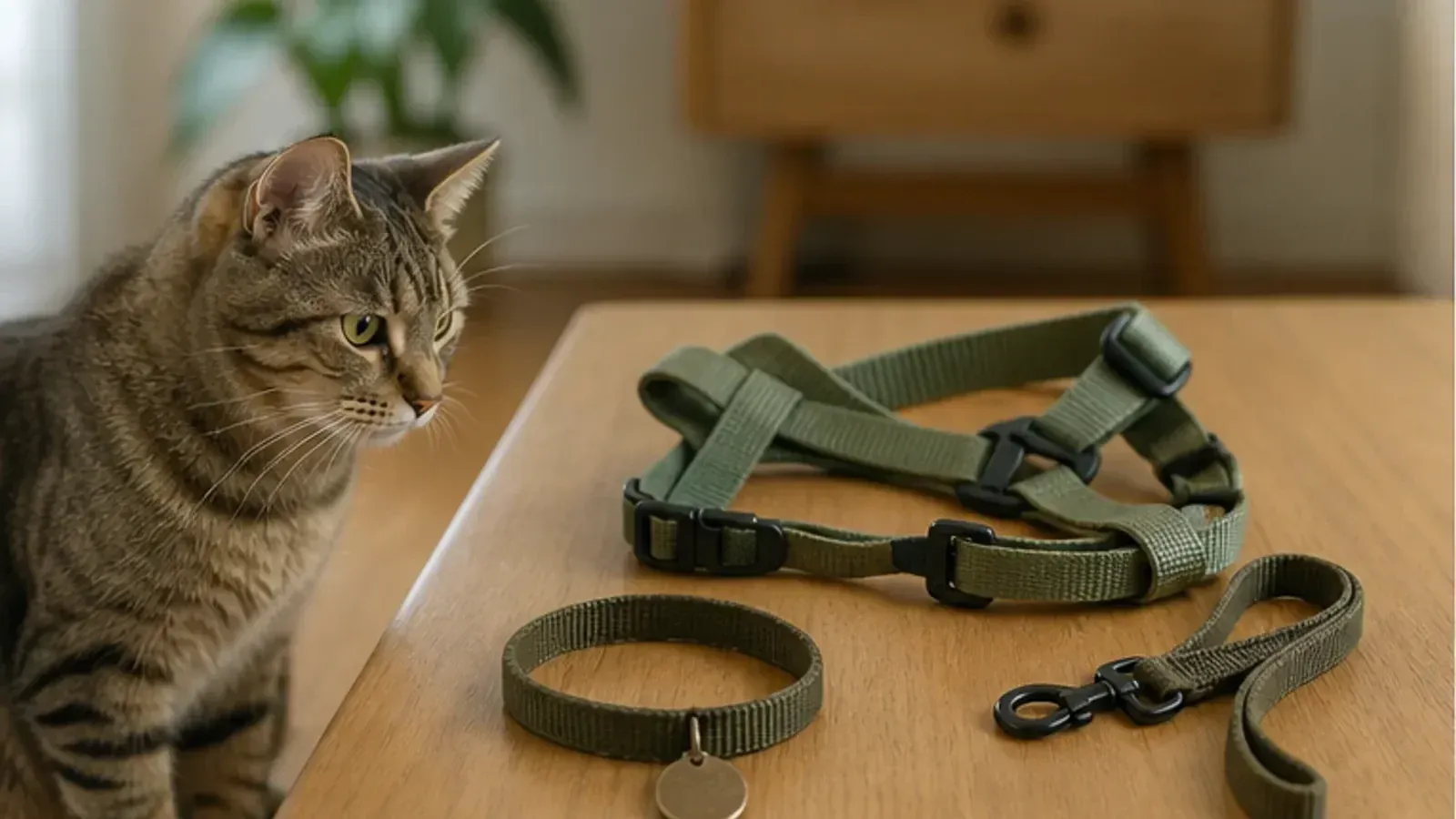 Collier et médaille ou laisse et harnais ? Quelles précautions prendre si mon chat sort de la maison?