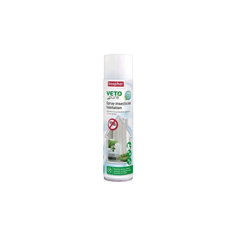 Spray anti-puces VETOpure pour l'habitat 400 ml - Beaphar