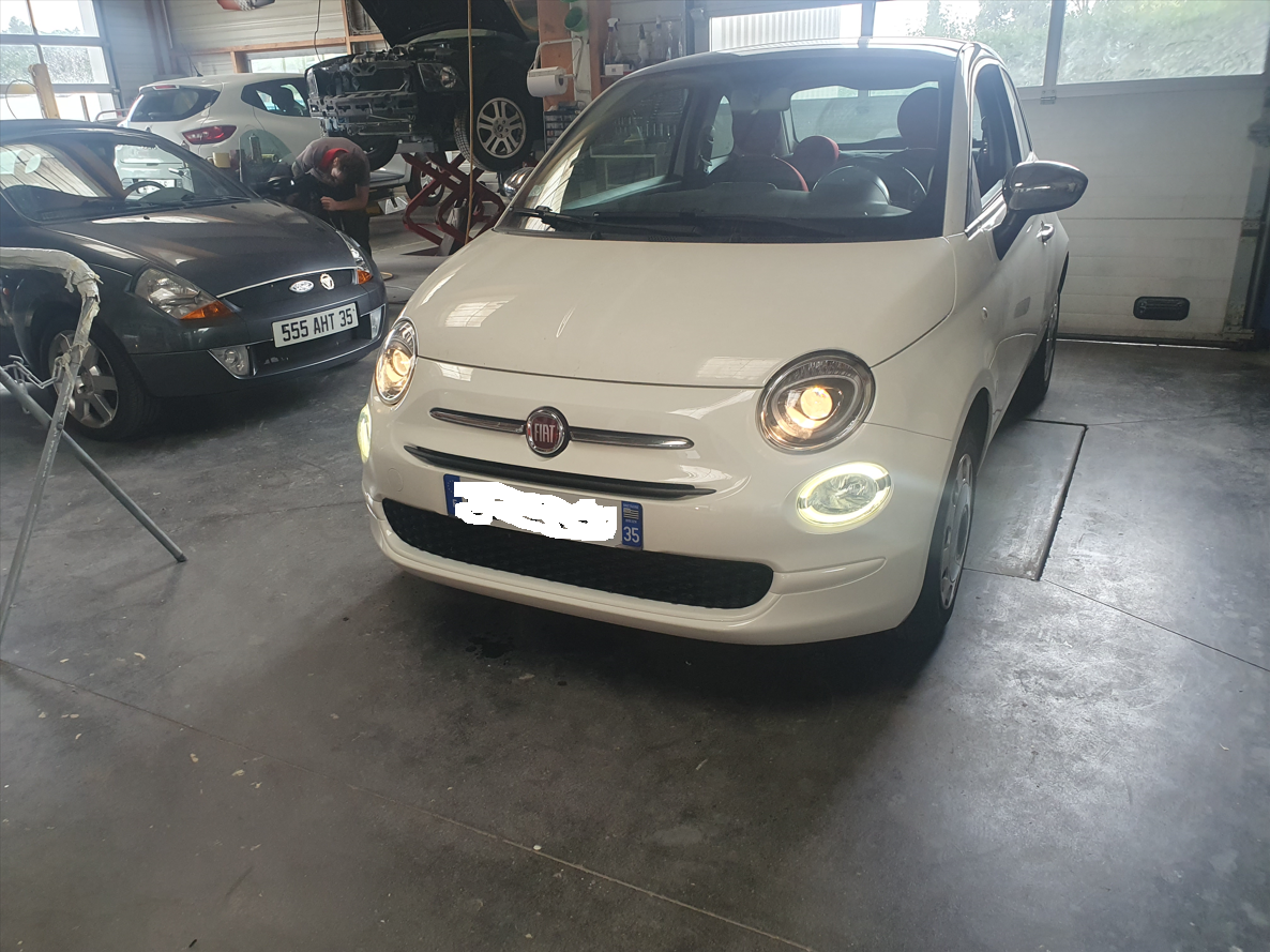 Travaux de peinture Fiat 500