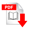 Un archivo pdf con un libro abierto y una flecha apuntando hacia abajo.