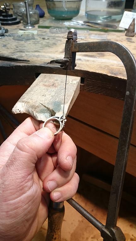 Finalisation de création d'une bague