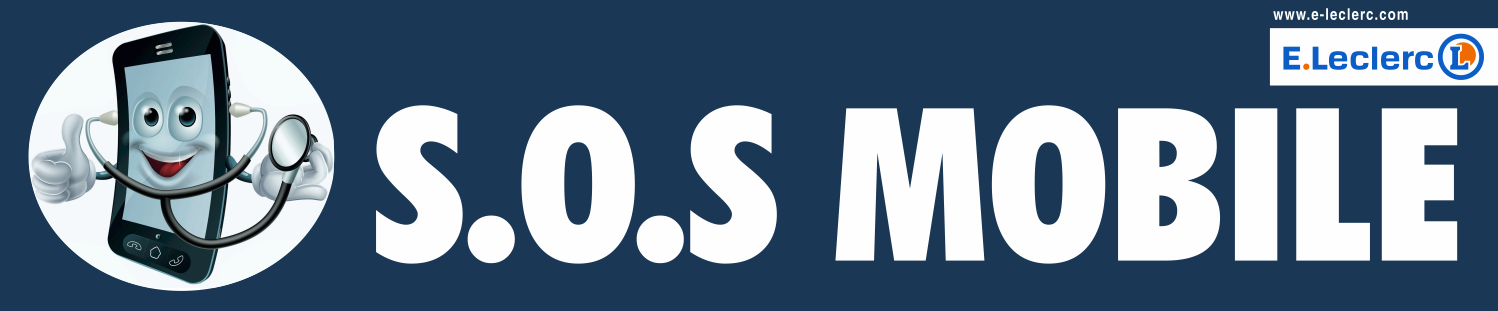 Logo SOS Mobile E.Leclerc.