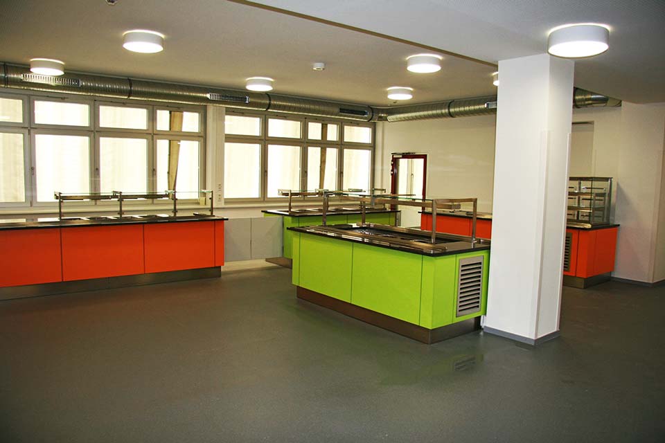 f3 Konzept – Großküche in der Burbach Mensa