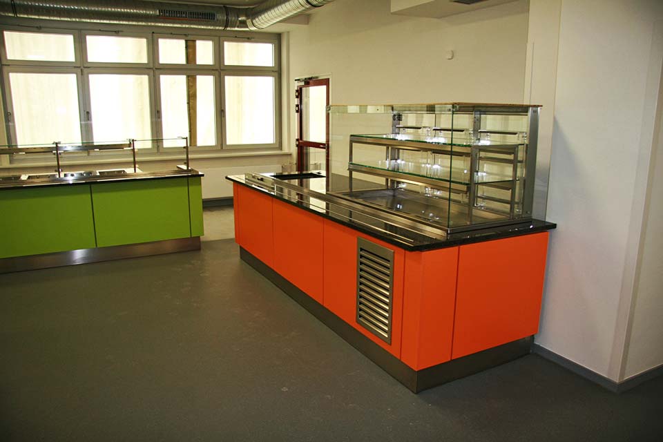 f3 Konzept – Großküche in der Burbach Mensa