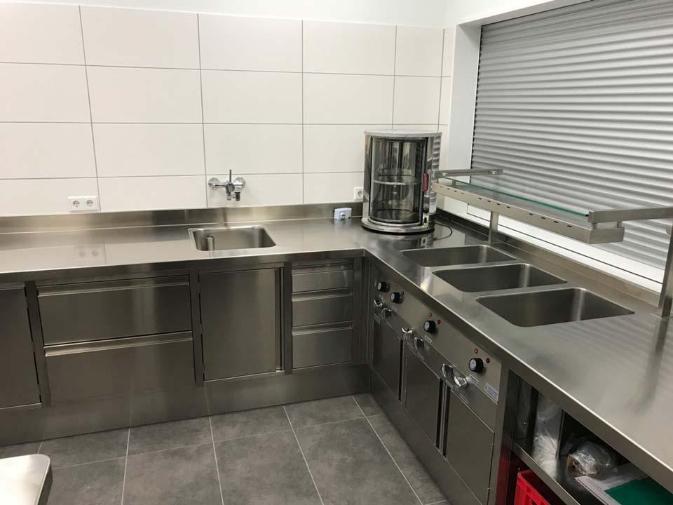 f3 Konzept – Großküche in der Kantine Firma Kuka