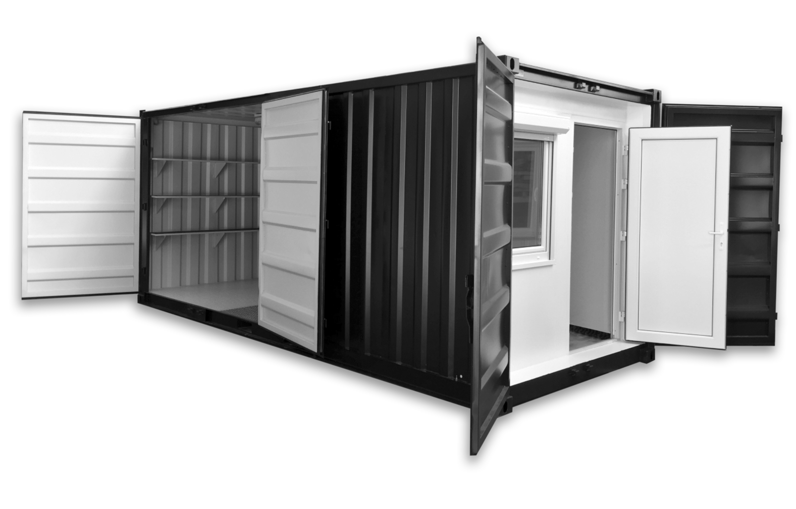 Combi bureaux-stockage containers en Suisse romande - Boxplay SA