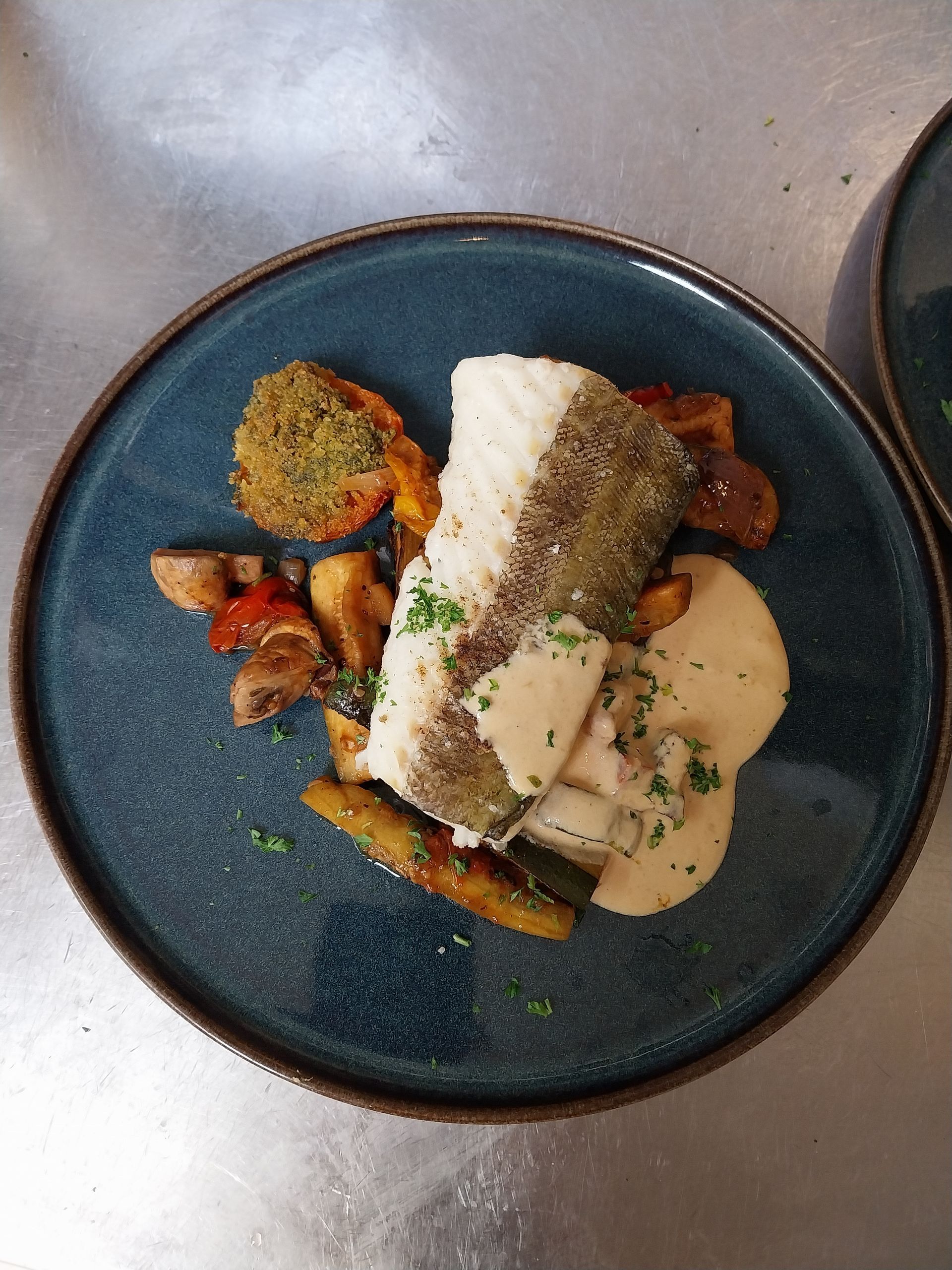 Poisson avec légumes