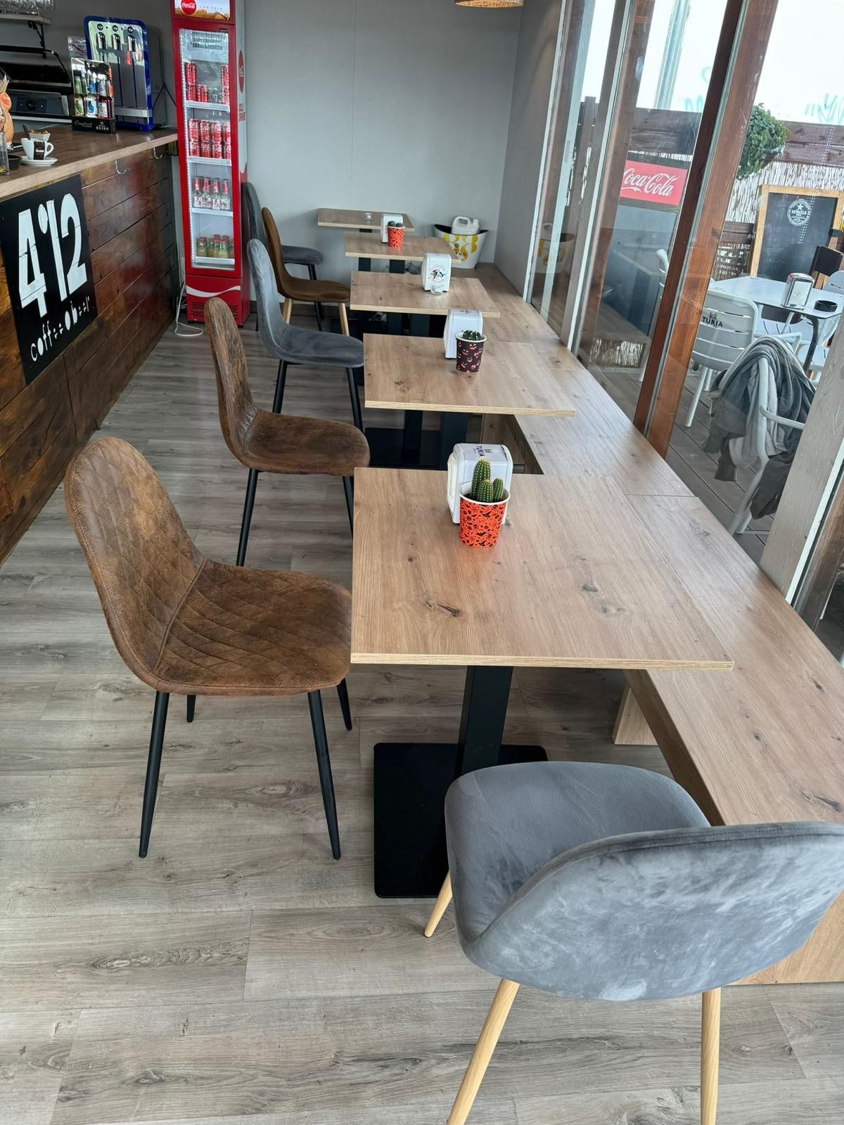 Sofá gama media ''BANQUETA DE MADERA''